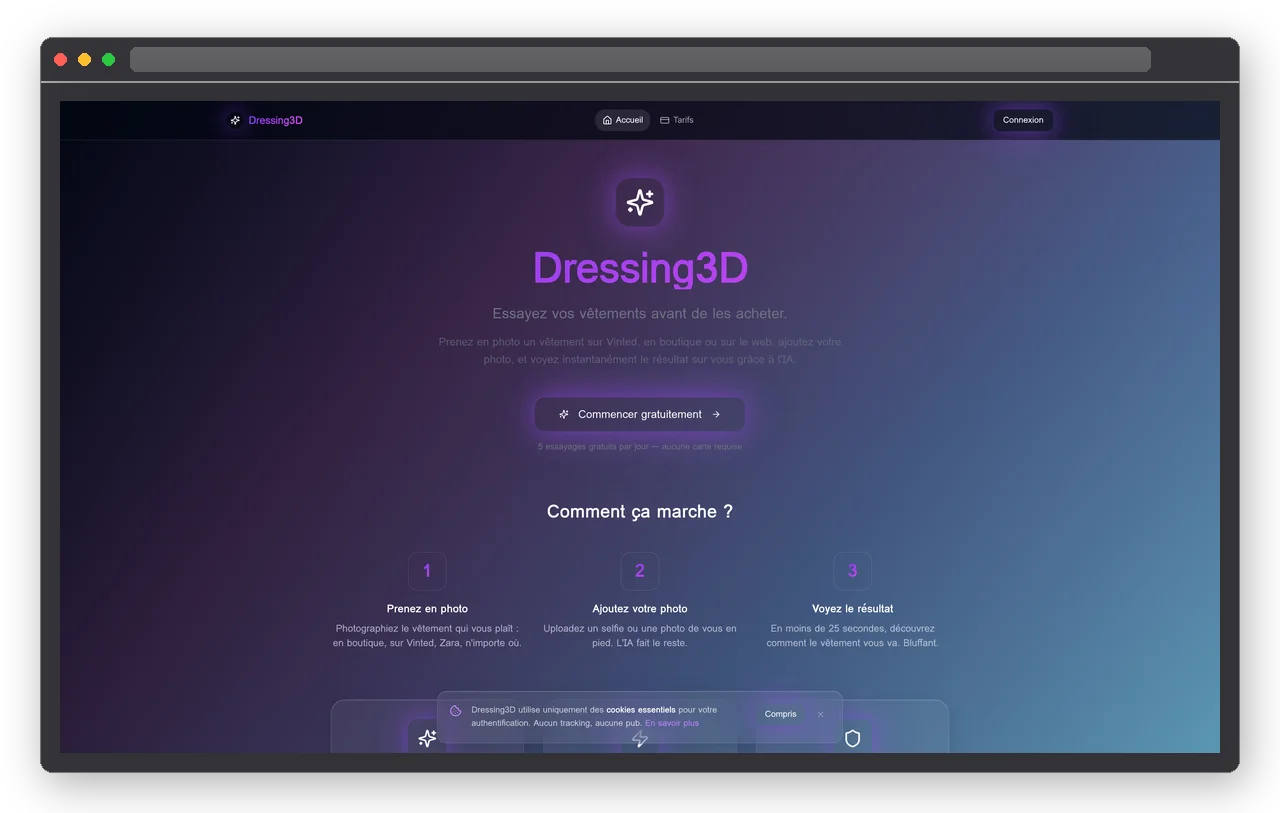 Dressing3D - Screenshot